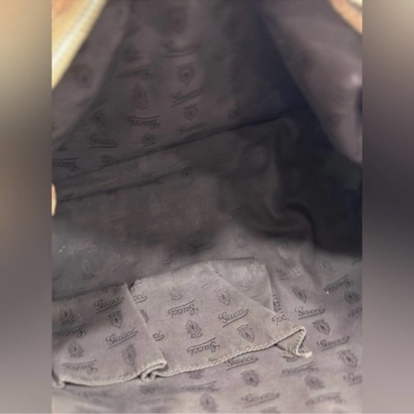 Authentic Gucci Libeccio Bamboo Canvas Large Tote w/COA - Picture 7 of 16